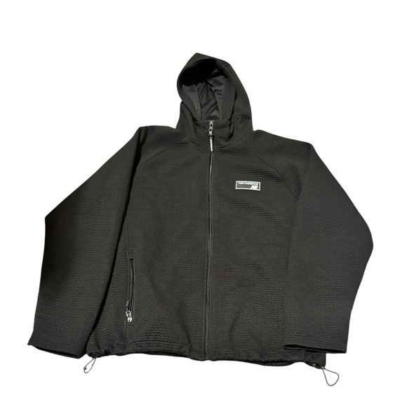New Balance Men’s Black Full Zip Performance Jacket Size Large Athletic Running - Picture 3 of 8